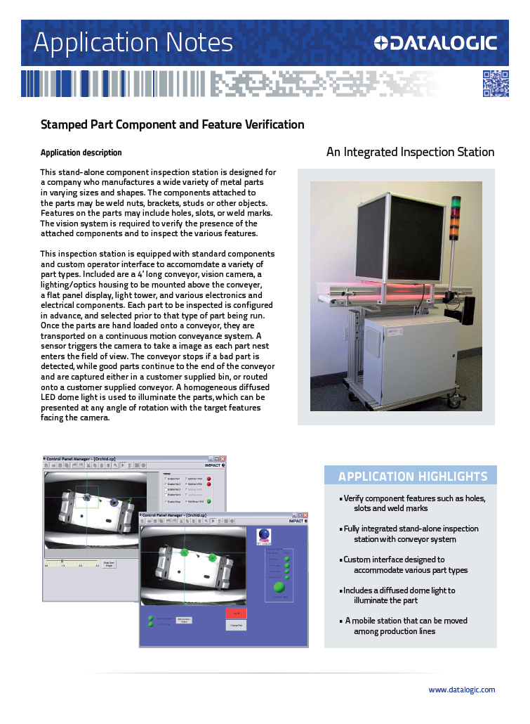 Application Notes - Metal Stamped